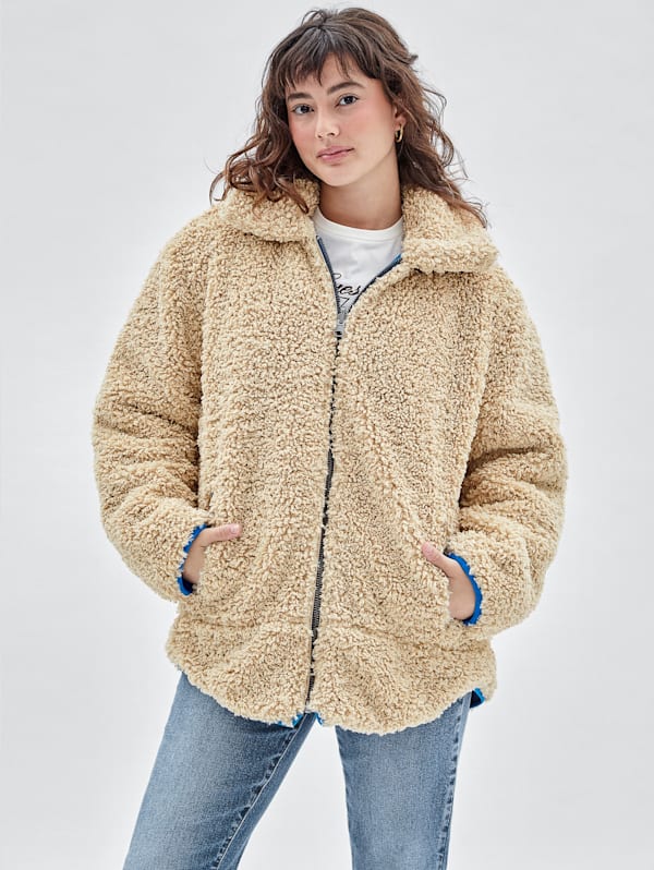 Guess knit best sale bib walker jacket