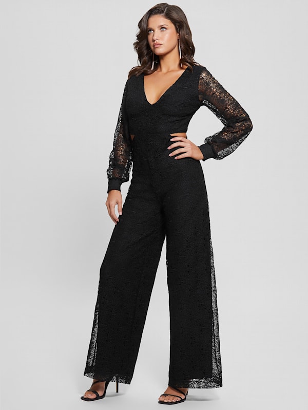 Guess lace jumpsuit best sale