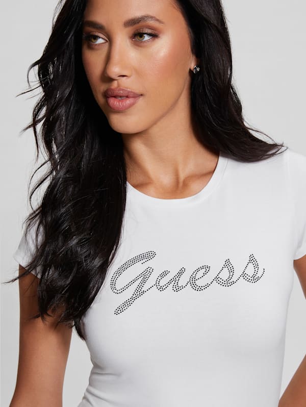 Guess script t shirt top