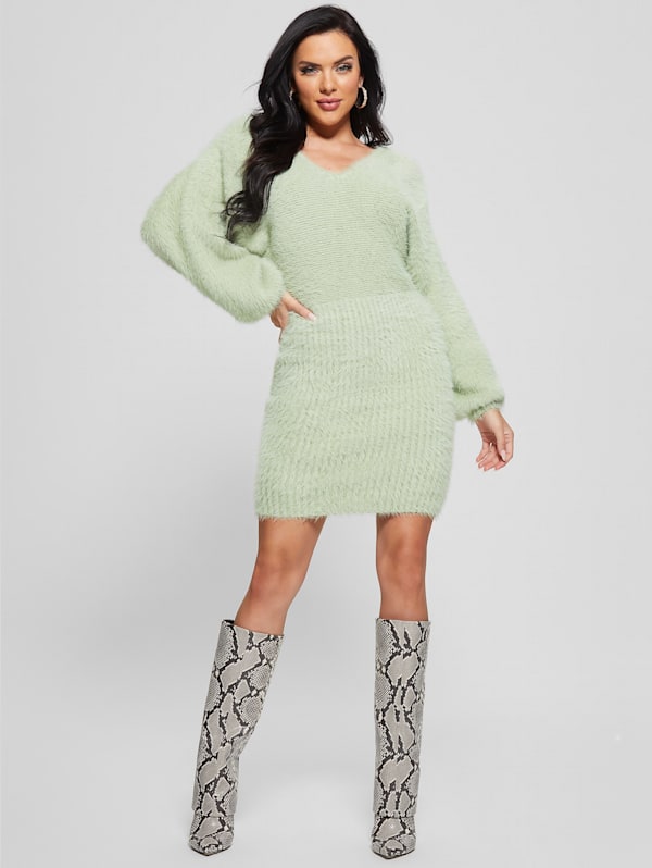 Knit sweater dress canada hot sale