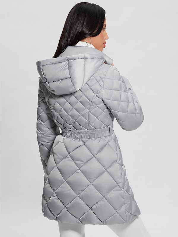 Eco Olga Quilted Down Jacket | GUESS