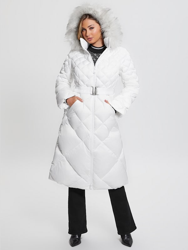 Winter jacket womens guess hot sale