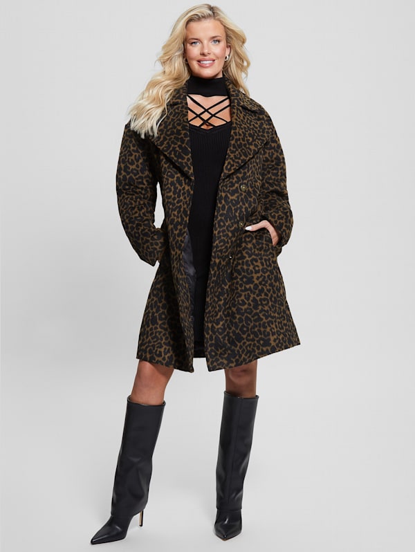 Eco Patrizia Belted Coat | GUESS
