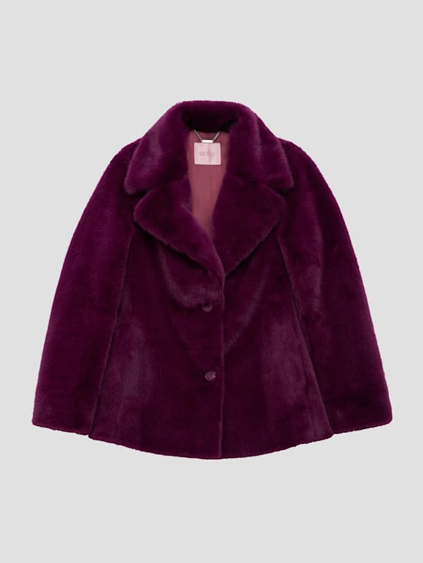 Guess purple coat shop