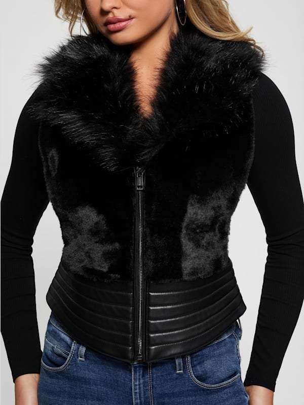 Jodie Faux Fur Vest
