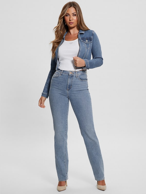 Guess jeans crop top best sale
