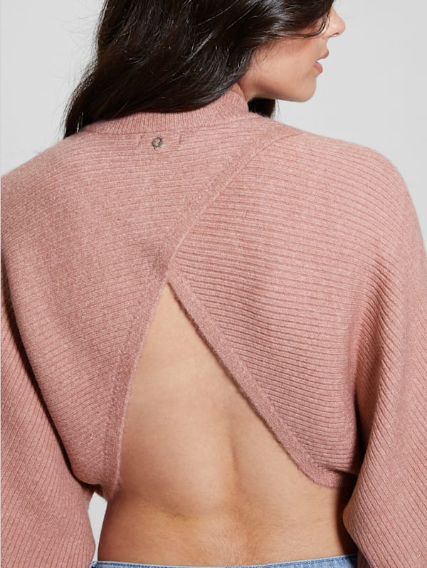 Toki Open Back Shrug Sweater GUESS