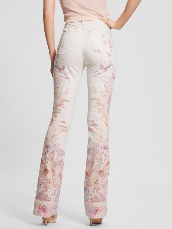 Guess floral jeans hot sale