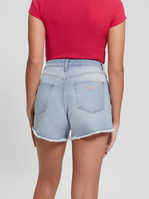 Midi denim shorts shop