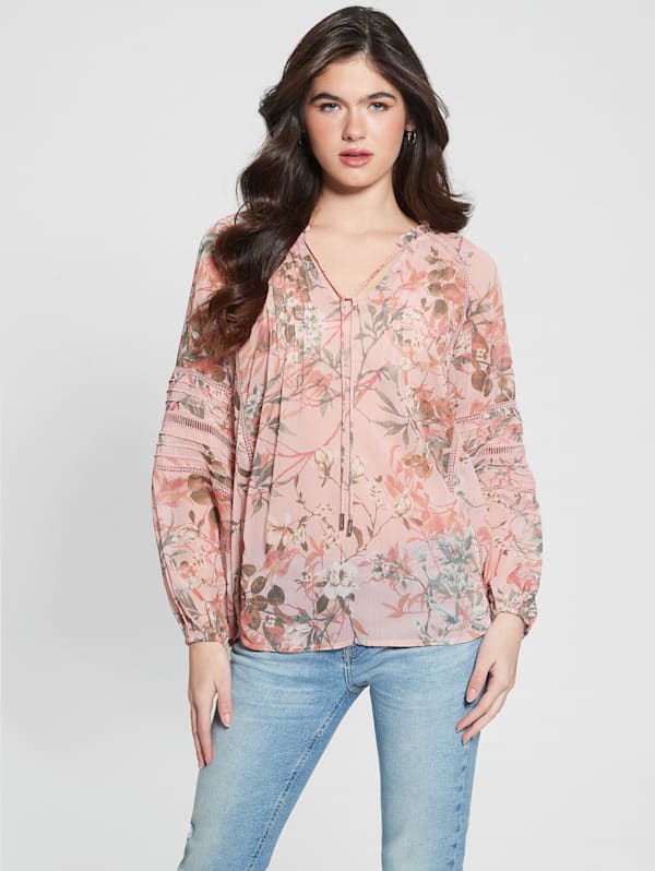 Guess pink top outlet