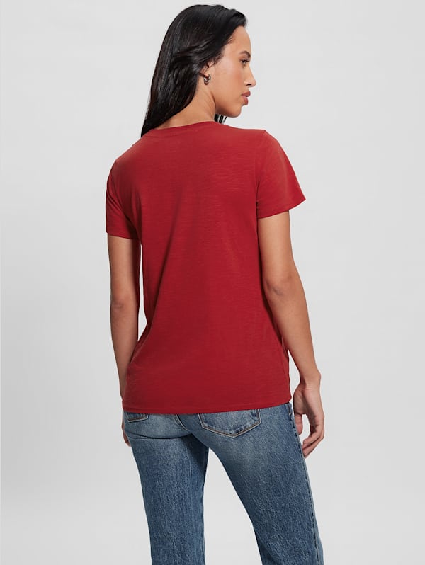 Eco 1981 Crystal Logo Tee GUESS