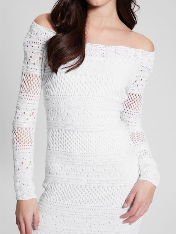 Eco Amelie Crochet Dress | GUESS