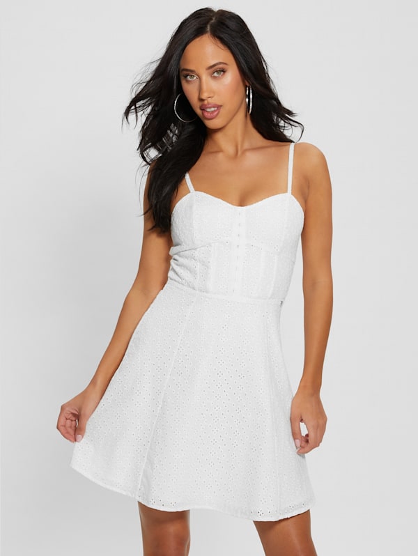 Lena Eyelet Dress GUESS
