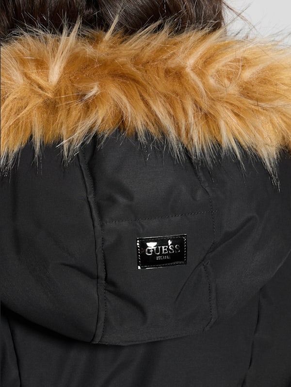 Guess jacket fur hood shop