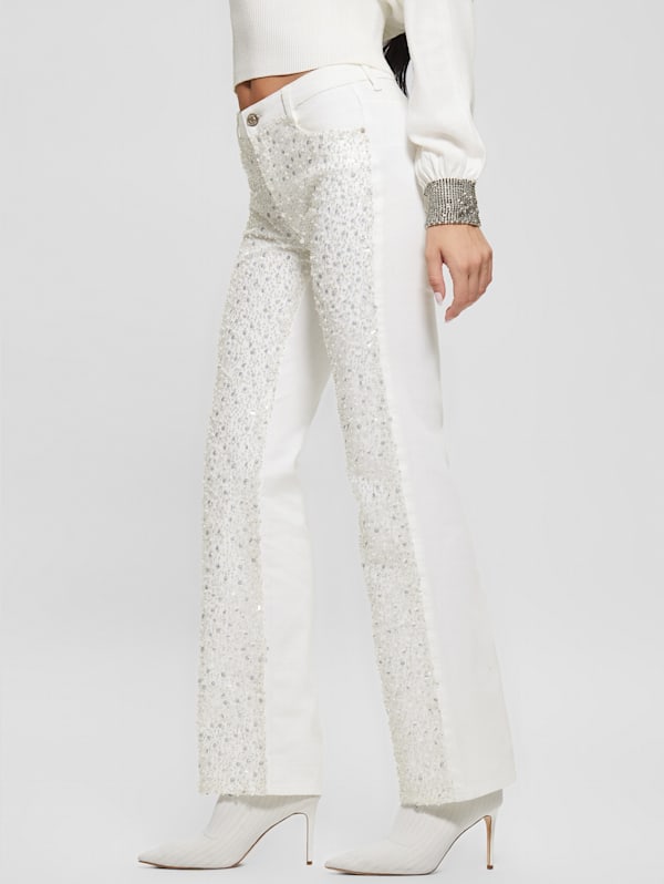 White outlet guess pants