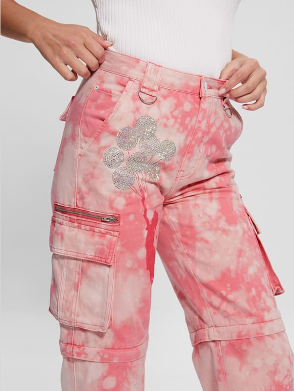 Wide leg cargo shorts on sale