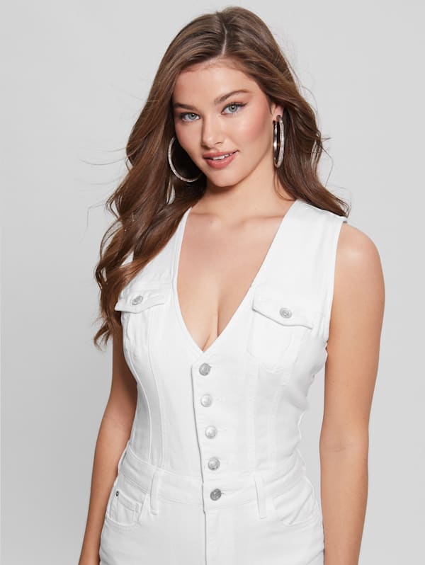 Bella Denim Romper GUESS