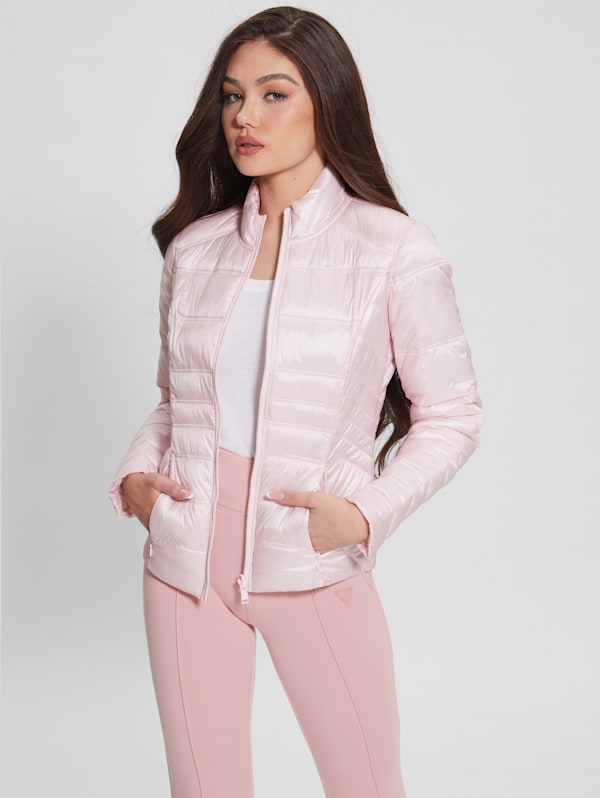 Guess pink jacket deals