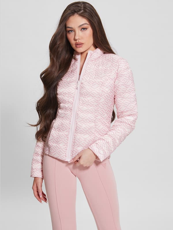 Guess pink jacket top