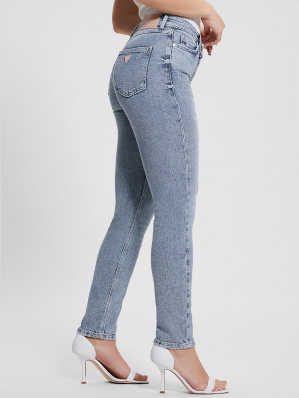 1981 Exposed Button Fly Skinny Jeans GUESS