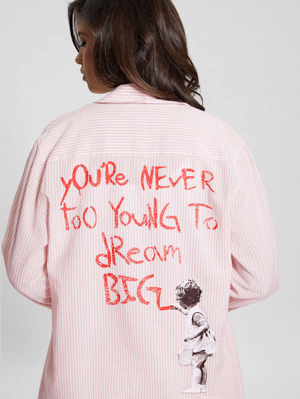 Guess oversized shirt clearance