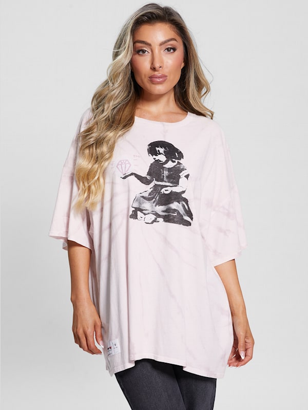 Diamond Girl Oversized Lounge Tee GUESS