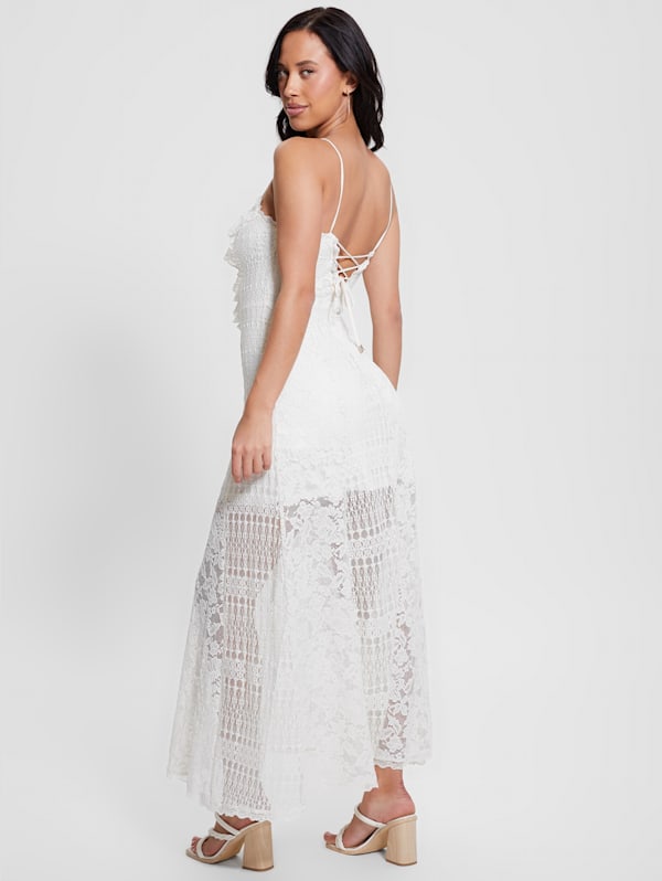 Guess white maxi dress on sale