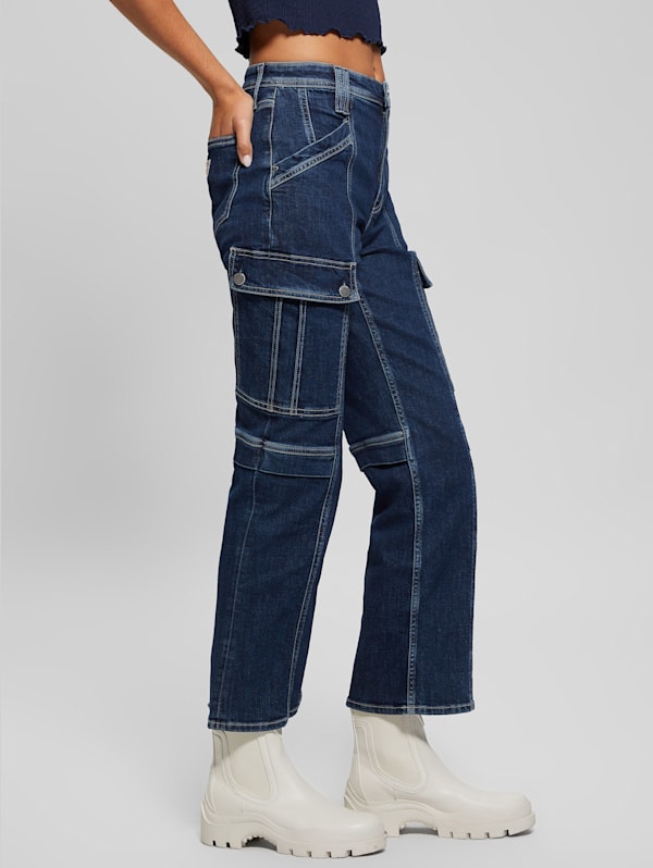 Balenciaga convertible cargo jeans 2025