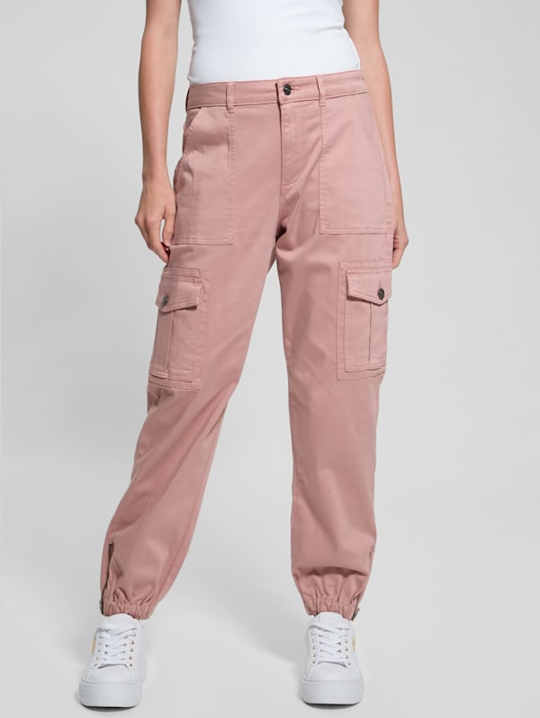 GUESS Juno Cargo Joggers Beige 24