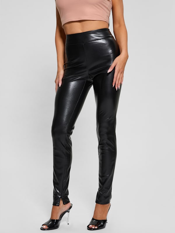 Prescilla Faux Leather Leggings GUESS