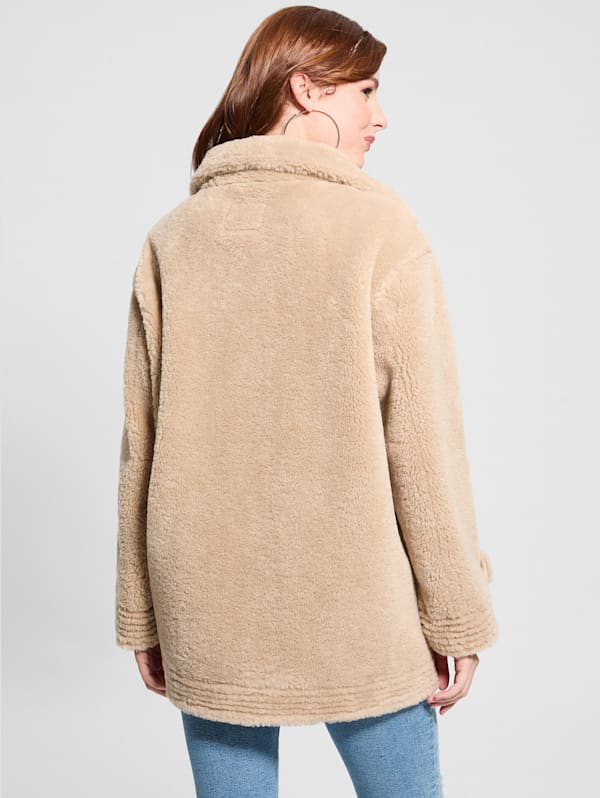 Guess shearling clearance