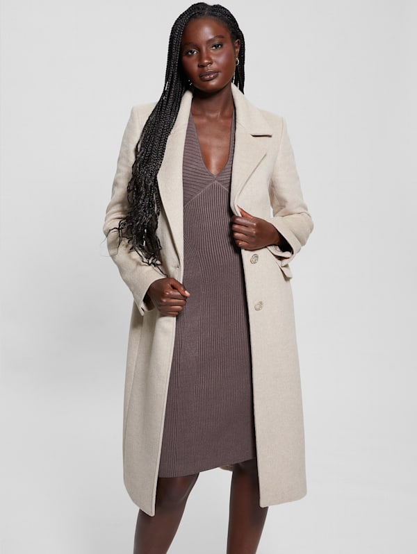 Gallery wool blend coat shop