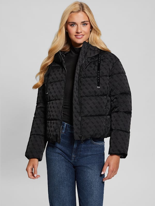 Daisy Quattro G Puffer Jacket GUESS Canada
