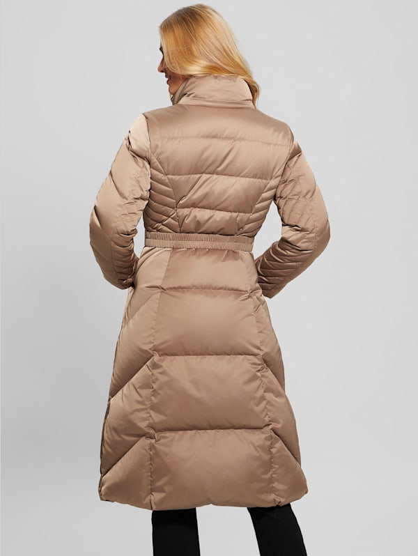 Down longline jacket online