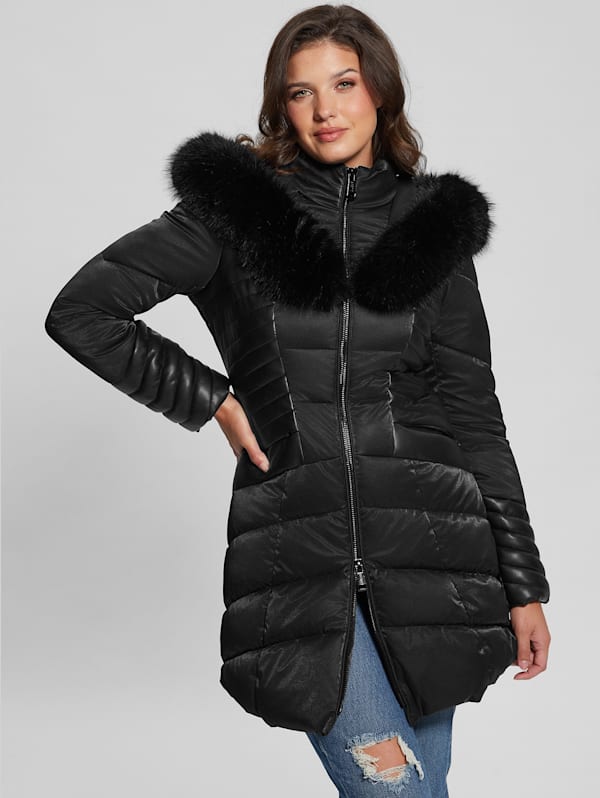 Guess bubble coat best sale