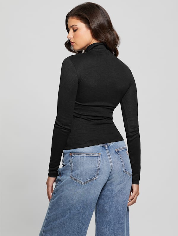 Guess turtleneck crop top shop