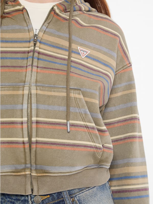 Guess striped hoodie 2025