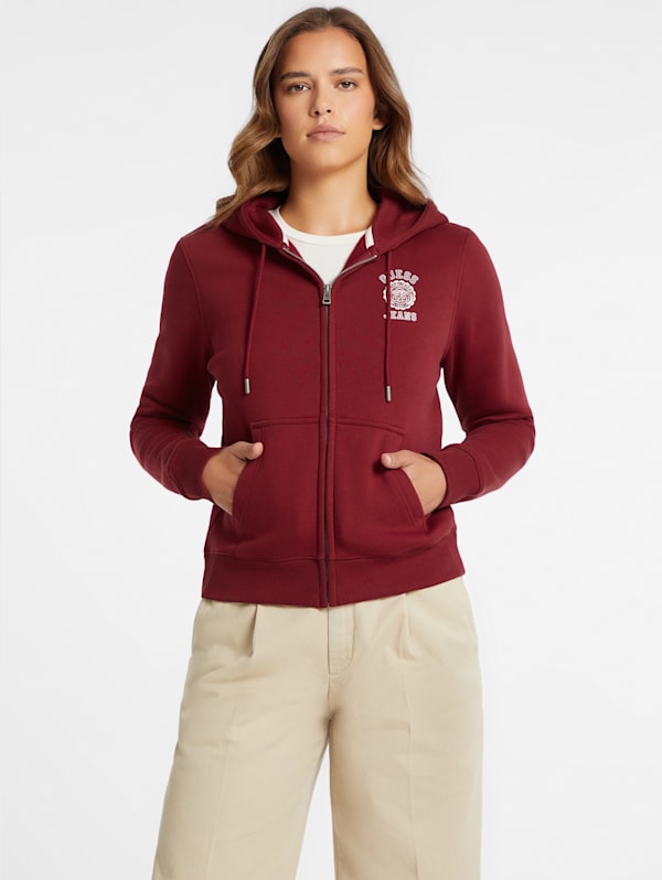 Guess classic logo hoodie sales