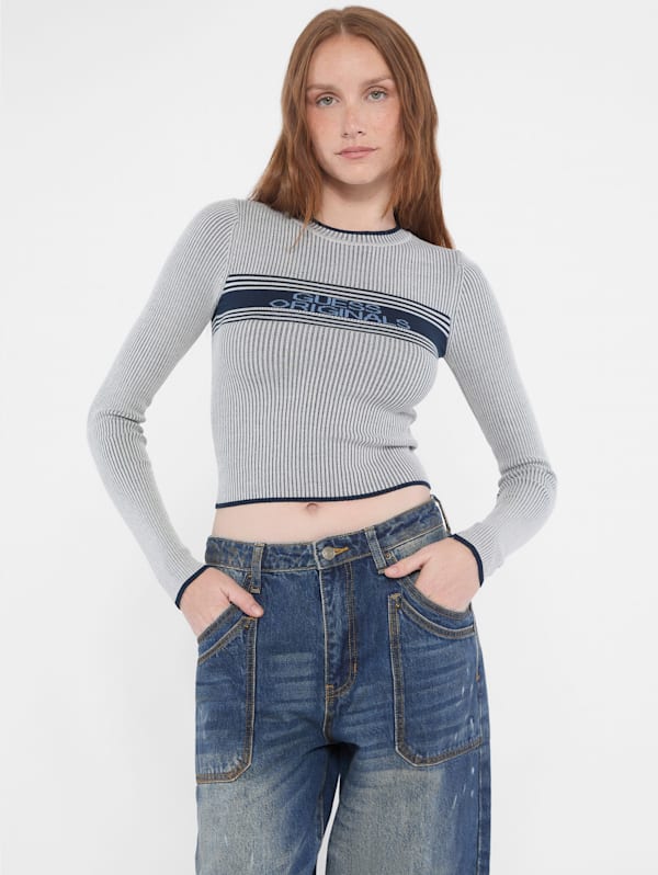 GUESS Originals Logo Sweater Top GUESS