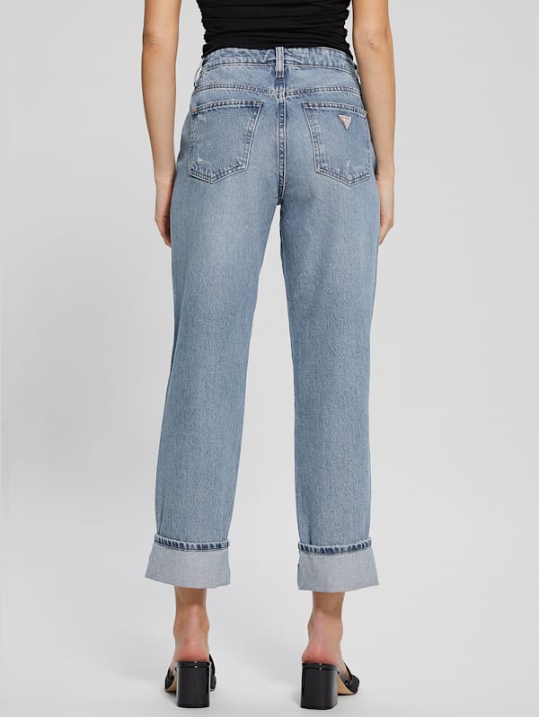GUESS Celia Boyfriend Jeans Blue 27