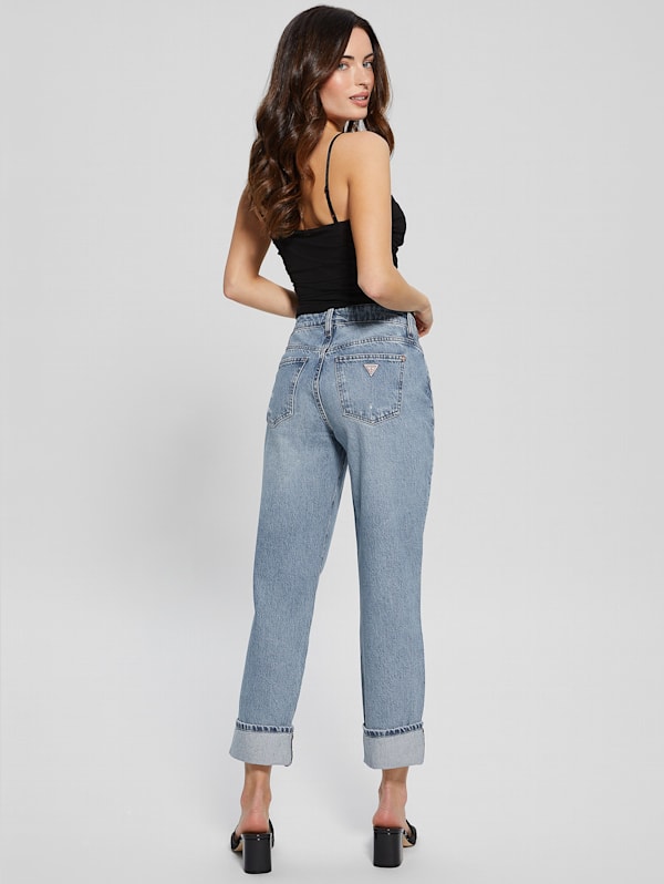 High waisted boyfriend jeans canada on sale