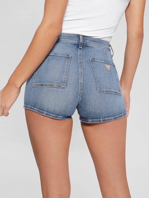 Guess denim shorts womens best sale