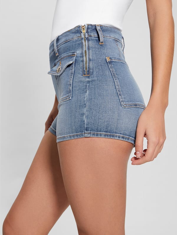 Guess jean shorts womens clearance