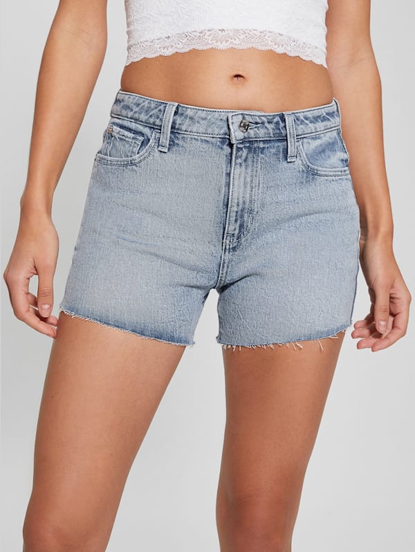 Guess jean shorts womens store