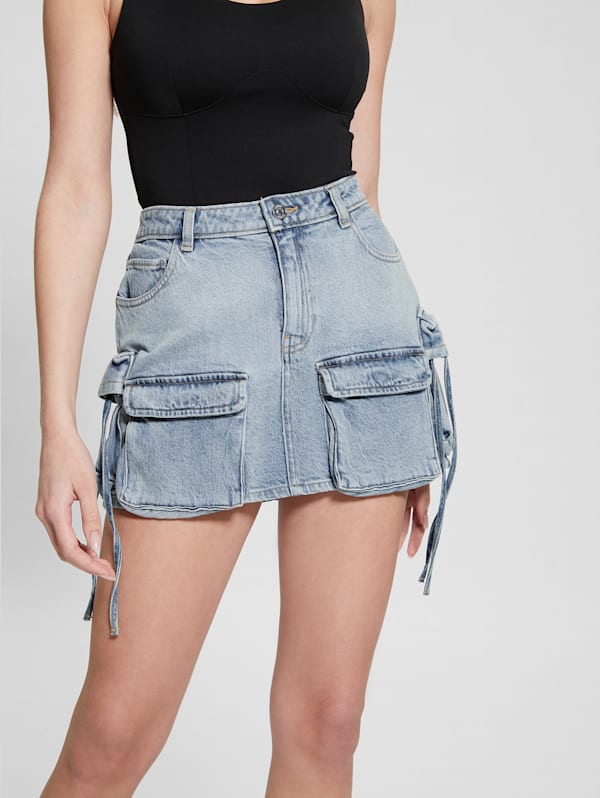 Guess mini skirt deals