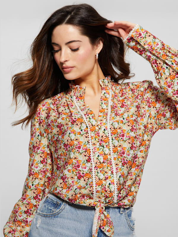 Orange guess shirt shop