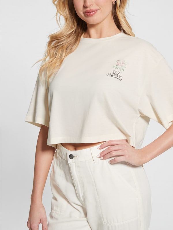 Guess t shirt crop top cheap