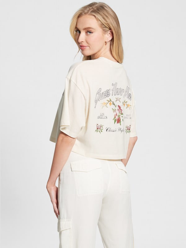 Guess t shirt white sale