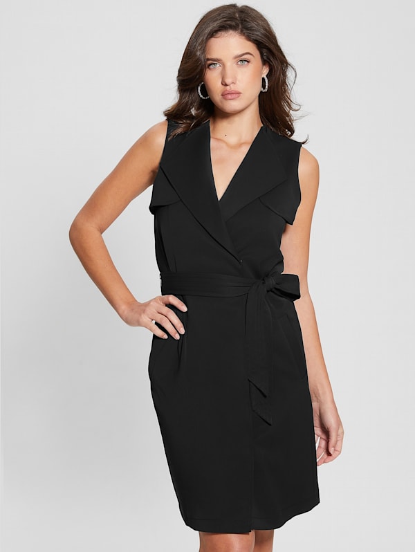 Everly Trench Dress GUESS Canada