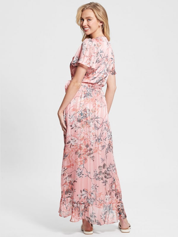 Eco Juna Long Dress | GUESS Canada